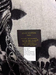 LOUIS VUITTON SUPREME SCARF BLACK - 2