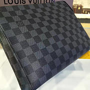 LV Toiletry Pouch Monogram Black Canvas 26CM - 4