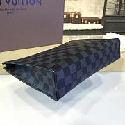 LV Toiletry Pouch Monogram Black Canvas 26CM - 3
