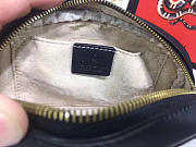 GUCCI GG MARMONT MATELASSÉ LEATHER BELT BAG BLACK/WHITE 476434 - 6