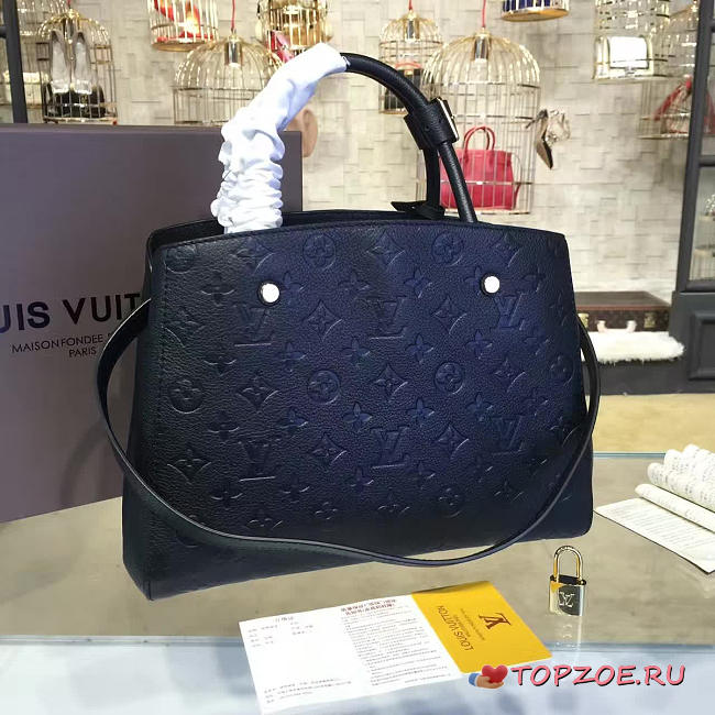 CohotBag louis vuitton montaigne mm noir 3571 - 1