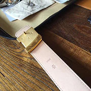 LOUIS VUITTON BELT DAMIER AZUR CANVAS 1 - 5