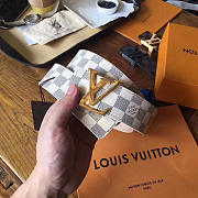 LOUIS VUITTON BELT DAMIER AZUR CANVAS 1 - 4