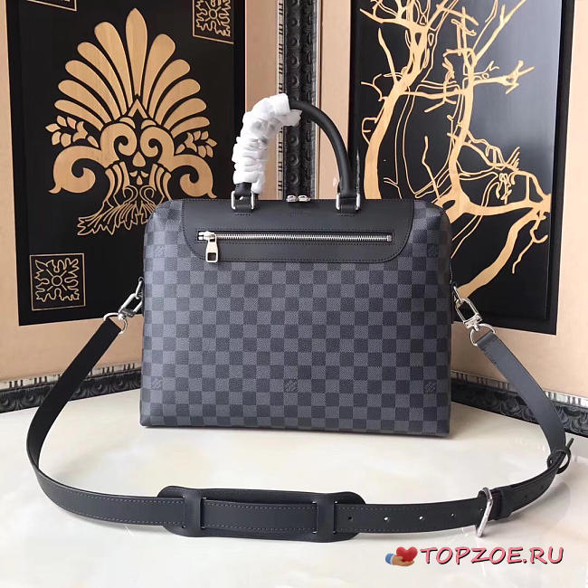 LOUIS VUITTON PORTE DOCUMENTS JOUR DAMIER COBALT CANVAS 3834 - 1