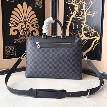 LOUIS VUITTON PORTE DOCUMENTS JOUR DAMIER COBALT CANVAS 3834