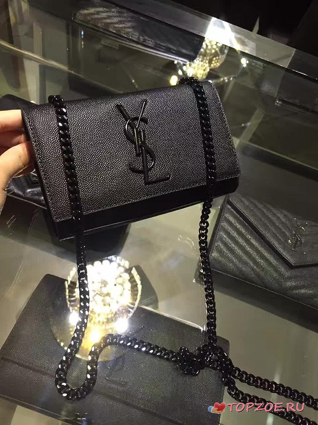 ysl monogram kate in grain de poudre embossed leather CohotBag 5016 - 1