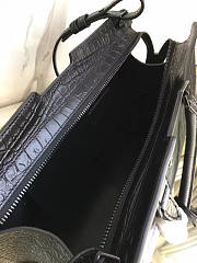 YSL SMAL IN EMBOSSED CROCODILE SHINY LEATHER CABAS 5108 - 3