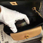 CHANEL CALFSKIN CAMELLIA WAIST CHAIN BAG BLACK A91830 VS 06486 - 5