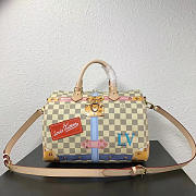 CohotBag lv speedy 30 damier azur coated canvas n41063 - 1