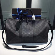 LV KEEPALL BANDOULIÈRE 55 NOIR - 1