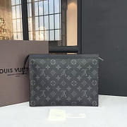 LV POCHETTE VOYAGE MM MONOGRAM ECLIPSE CANVAS 26CM - 6
