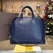 LOUIS VUITTON ALMA PM EPI LEATHER INDIGO M40620 - 4