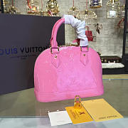 LOUIS VUITTON ALMA BB MONOGRAM VERNIS LEATHER 3545 - 4
