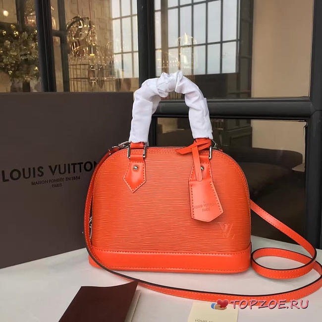 LOUIS VUITTON ALMA BB ORANGE EPI LEATHER 3553 - 1