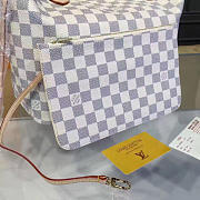 LV NEVERFULL DAMIER AZUR NEO MM BEIGE - 6