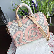 CohotBag louis vuitton speedy damier azur canvas pink - 1