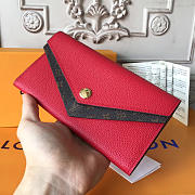 LOUIS VUITTON PALLAS WALLET RED 3754 - 1