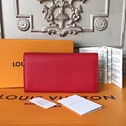 LOUIS VUITTON PALLAS WALLET RED 3754 - 5