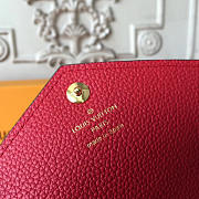 LOUIS VUITTON PALLAS WALLET RED 3754 - 2