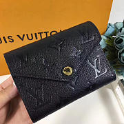 LOUIS VUITTON VICTORINE  WALLET BLACK 3782 - 1