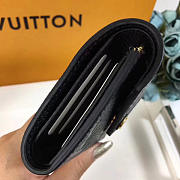 LOUIS VUITTON VICTORINE  WALLET BLACK 3782 - 5
