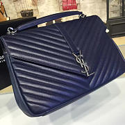 YSL MONOGRAM COLLEGE BLUE 5105 - 4