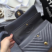 CHANEL CLASSIC HANDBAG GREY - 6