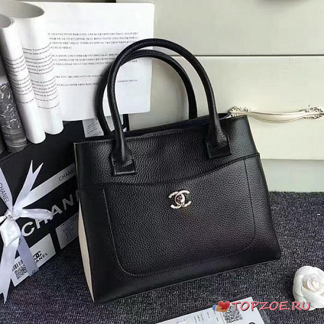 CHANEL CALFSKIN LARGE SHOPPING BAG BLACK A69929 VS 08388 - 1