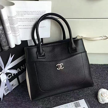 CHANEL CALFSKIN LARGE SHOPPING BAG BLACK A69929 VS 08388