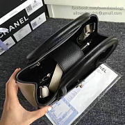 CHANEL CALFSKIN LARGE SHOPPING BAG BLACK A69929 VS 08388 - 3