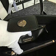 CHANEL CALFSKIN LARGE SHOPPING BAG BLACK A69929 VS 08388 - 6