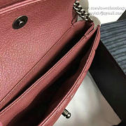 CHANEL QUILTED DEERSKIN PERFECT EDGE BAG BURGUNDY A14041 VS 08504 - 3
