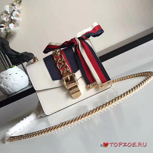 GUCCI SYLVIE LEATHER BAG Z2343 - 1