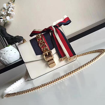 GUCCI SYLVIE LEATHER BAG Z2343