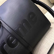 LOUIS VUITTON SUPREME KEEPALL 45 BLACK - 3