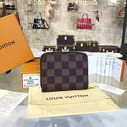 LOUIS VUITTON ZIPPY COIN PURSE DAMIER EBÈNE CANVAS 3166 - 1