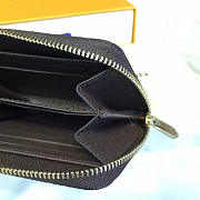 LOUIS VUITTON ZIPPY COIN PURSE DAMIER EBÈNE CANVAS 3166 - 3