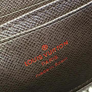 LOUIS VUITTON ZIPPY COIN PURSE DAMIER EBÈNE CANVAS 3166 - 4