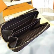 LOUIS VUITTON ZIPPY COIN PURSE DAMIER EBÈNE CANVAS 3166 - 5