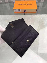 LOUIS VUITTON SARAH WALLET NOIR - 6