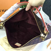 LV  Berri Handbag Monogram Canvas PM 35CM - 2