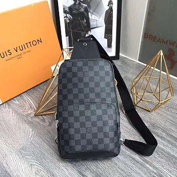 LV Avenue Sling Bag Damier Graphite 20CM