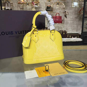 LOUIS VUITTON ALMA BB MONOGRAM VERNIS LEATHER 3544