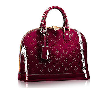 LOUIS VUITTON ALMA PM HORNSKIN MONOGRAM VERNIS LEATHER M90321