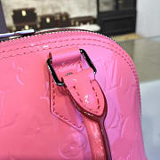 LV ALMA BB HORNSKIN MONOGRAM VERNIS LEATHER - 4