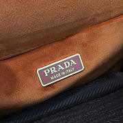 PRADA CAHIER VELVET SHOULDER BAG ORANGER 4318 - 6