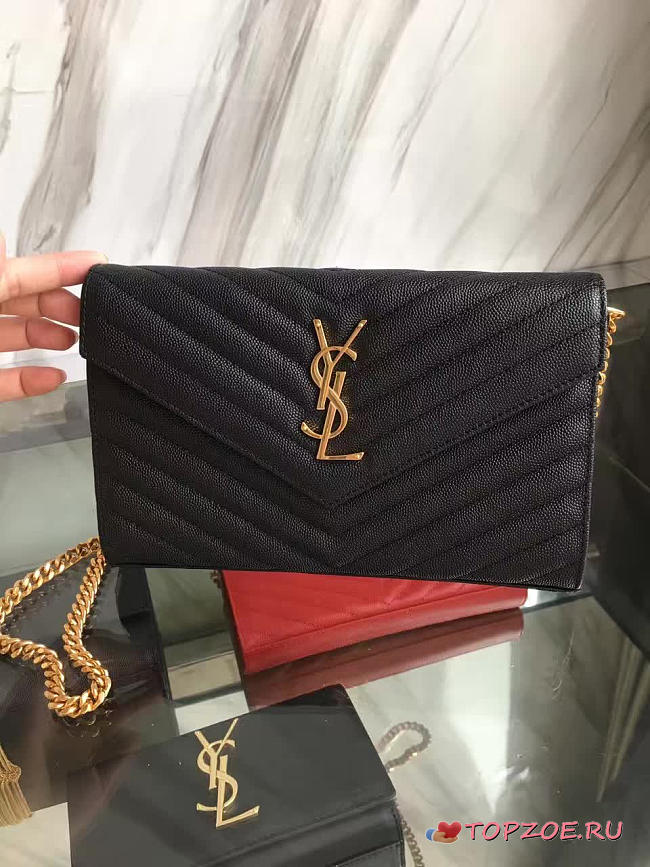 ysl envelope chain wallet CohotBag 5092 - 1