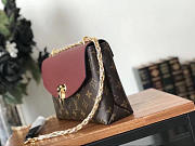 LV Saint Placide Bag Monogram M43715 BURGUNDY 25CM - 3