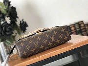 LV Saint Placide Bag Monogram M43715 BURGUNDY 25CM - 4