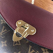 LV Saint Placide Bag Monogram M43715 BURGUNDY 25CM - 6